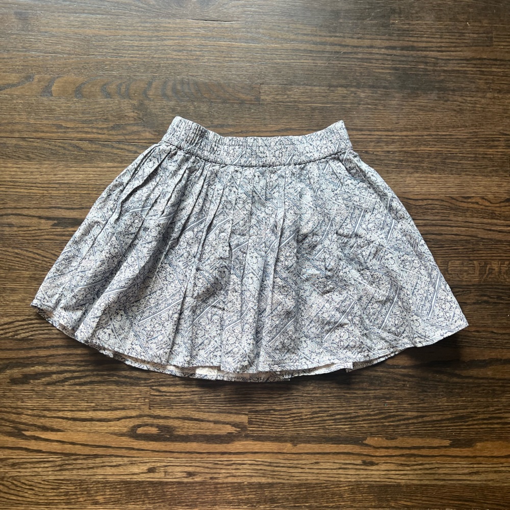 Blue and White Skirt